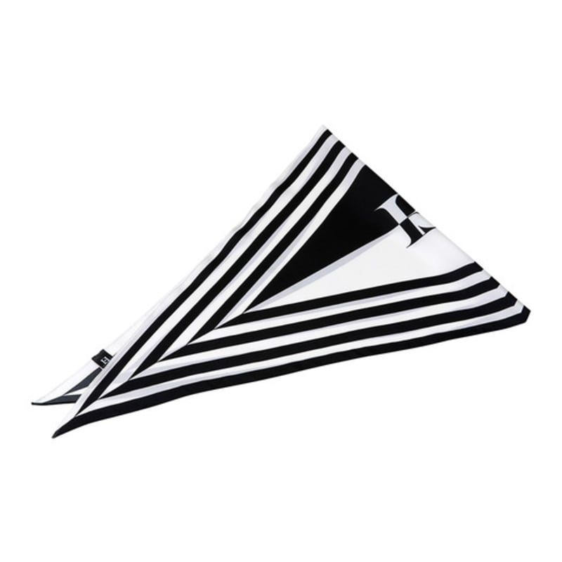 RECLOW RECLOW SYMBOL STRIPE Big Silk Scarf