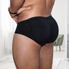 Men Underpants Breathable Pad Filling Shapewear Thick Fake Butt High Elastic Butt Lifted Solid Color Anti-septic Men Briefs Underwear Butt Lifter