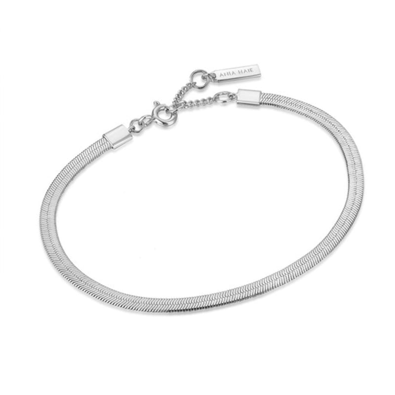 ANIA HAIE Snake Chain 925 Silver Bracelet B046-01H