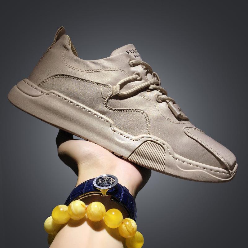 

Мужская обувь 2024 года, новые модные летние дышащие туфли, молодежные низкие спортивные повседневные модные туфли, мужские ботинки, модные повседневные 44 синий