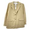 TICCA 2211005041202 Beige Linen Blend Tailored Jacket Jacket 2 beigeUsed
