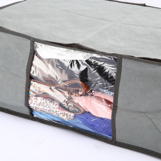 Storage Pouch Foldable Large Capacity Non-Woven Fabric Home Storage Pouch for Home