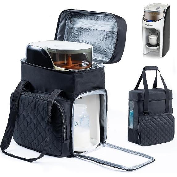 SFYBYHEART Carrying Case Compatible with Baby Brezza Formula Pro Advanced Formula Dispenser Machine Carrying Bag - Baby Formula Mixer Travel Bag with