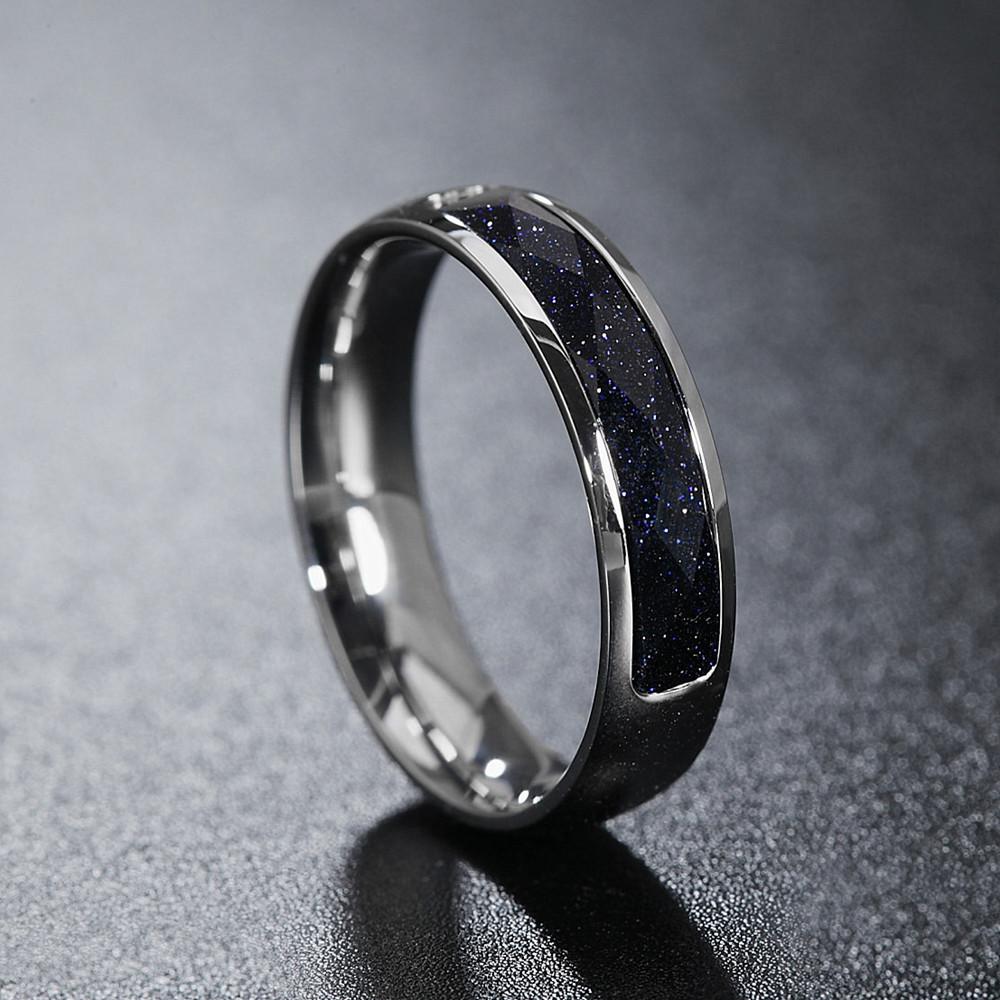 Minimalistischer und modischer Schmuck mit Edelsteinringen für Männer und Frauen