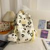 Schoolbag spring new milk whirring cute sweet girl travel backpack Korean ins college wind polka dot light backpack