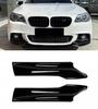 Bmw F10 F11 M Sport Flaps Black Gloss Splitter Bumper Add-on Front