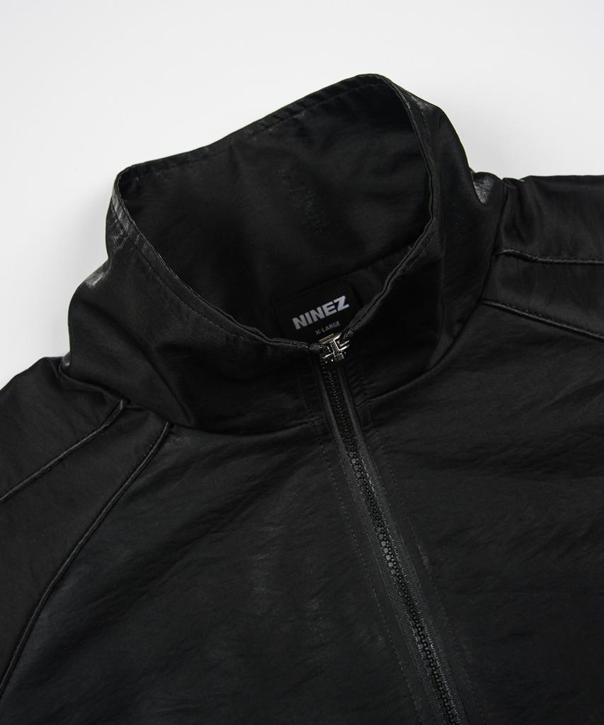 Ninez Glossy Woven Piping Track Jacket