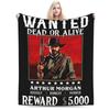 Arthur Morgan RDR Warm Soft Blankets  Boy Girl Plush Throw Blanket Couch Chair Flannel Bedspread Sofa Bed Cover