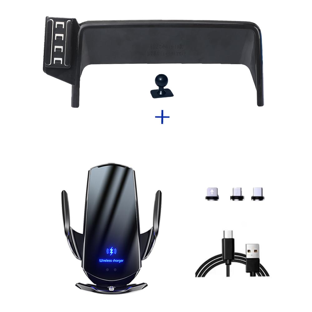 Car Phone Holder For Mazda 2 Demio Hatchback 2015-2019 2020 Screen Mobile Phone Support Car Mounts Wireless Charging Accessories Gbmqn50