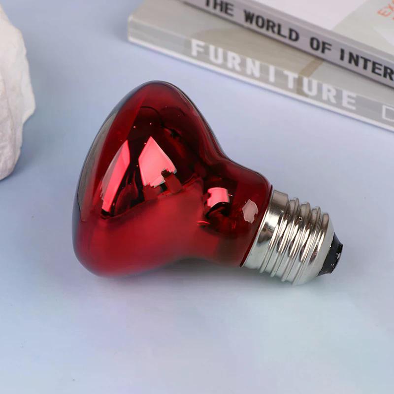 25/40/50/60/75/100W E27 UVA Poultry Bulb Infrared Night Light Day Poultry Heating Bulb For Plants Amphibians Reptile Pets