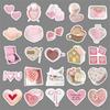 50 Love Ins Style Stickers Personalized, Fresh and Creative Decoration Mobile Phone Case Skateboard Hand Account DIY Stickers