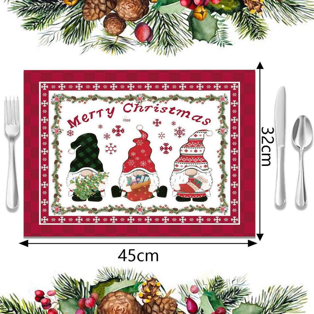Bestselling Christmas Table Mat: Versatile Heat-Resistant Decorative Placemat