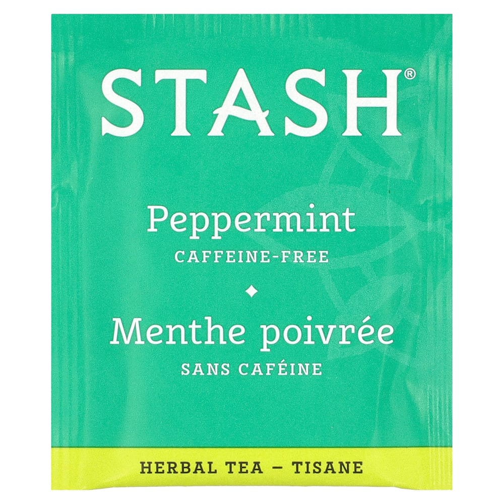 iHerb Stash Tea Peppermint Caffeine-Free Herbal Tea Bags, 20 Count, 20g (0.7oz)