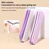 Portable Travel Folding 2-In-1 Brush Anti-Static Styling Comb Professional Hair Styling Tool Special For Real Hair Wigs