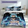 3pcs Custom Name Captain Tsubasa Dream Team Set,Includes 1 Duvet Cover and 2 Pillowcases,All-season Bedroom Decor