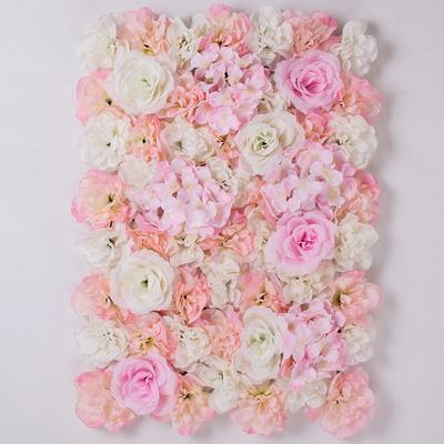 60X40CM Artificial Silk Rose Flower Wall Wedding Christmas Decoration Decorative Silk Hydrangea Wedding Decoration Backdrop