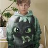 Ropa Infantil Niños Sudaderas con Capucha Manga Larga Estampado de Animales 3D Ropa de Primavera Otoño para Niños Casual Creativa Ropa para Niños Tops para Exteriores