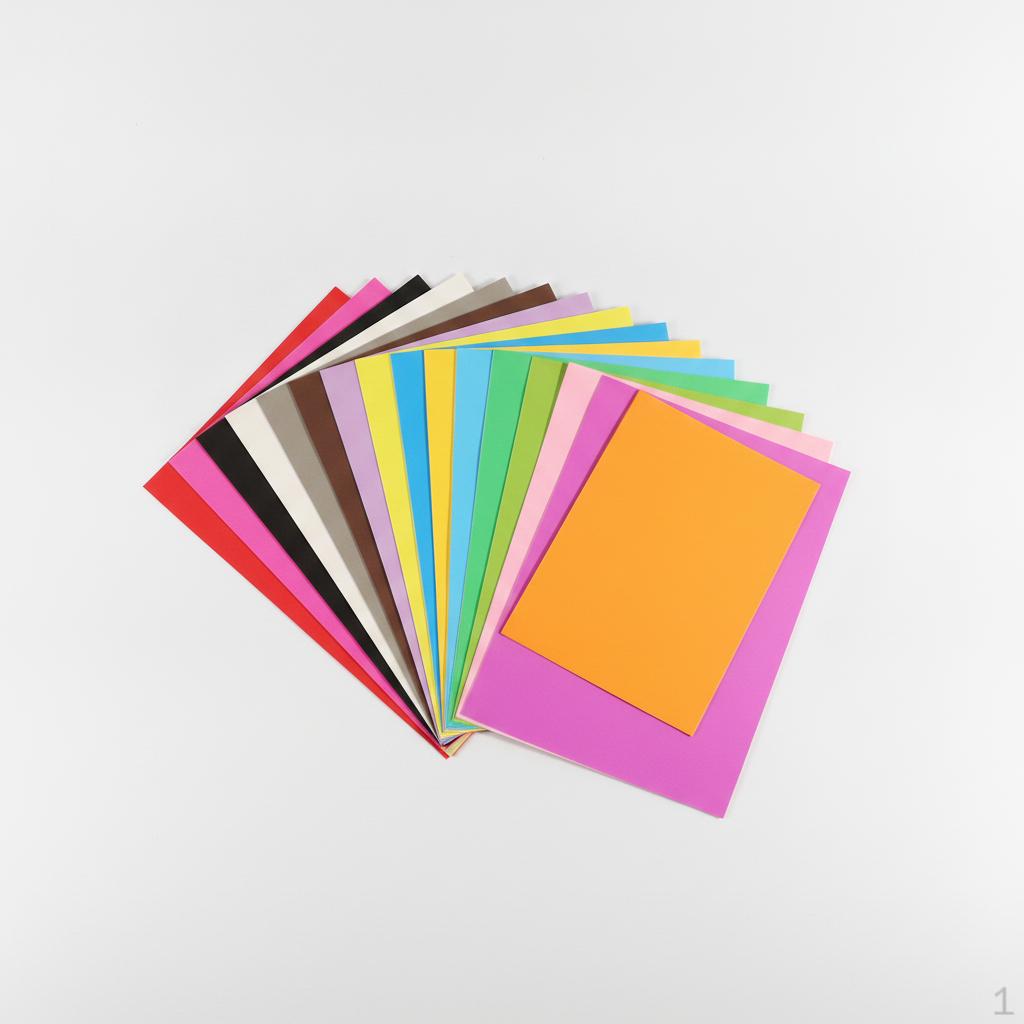 180g Thickened 4K Colored Mixed Hard Cardboard Large Sheets for Kids DIY Handicraft Origami Art