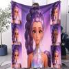 Hot KPOP HUNTRX Devil Hunter Small Cover Blanket Soft Cozy Plush Blanket For Bedroom Sofa Bed Office Nap Lunch Picnic Fan Gift