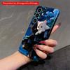 2DFlat Samsung phone case Night Sky Cats on Wooden Roof Applicable to Galaxy S23 S24 S25ULTRA S26 A12 A14 A15 A16 A54 A55