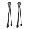 2PCS 8Pin To 8+4Pin Power Adapters Cable 8pin Female To 8+4pin Male Motherboards Power Connectors Black 20cm