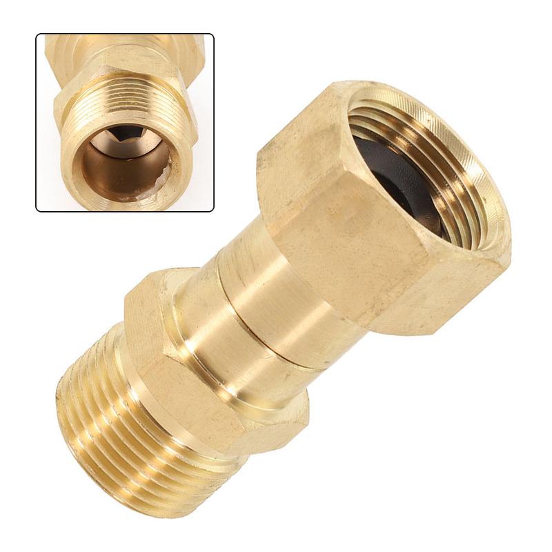 High Pressure Hose M22 14mm Copper Swivel Fitting 360-Degree Design Brass Material Direct tallation High Universality Fitment