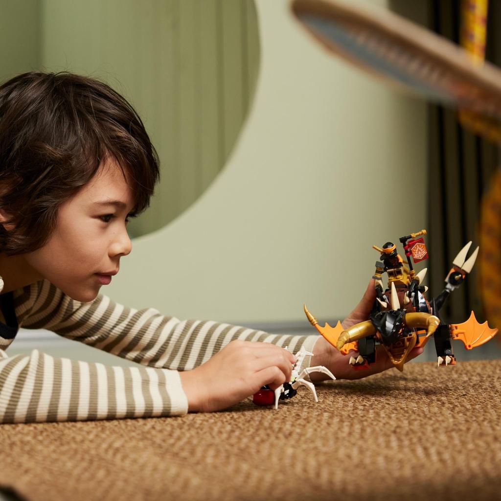 LEGO Ninjago Earth Dragon EVO Toy Present Birthday Block Christmas Boys Girls Children 7 Years Old 8 Years Old 9 Years Old Elementary School Student