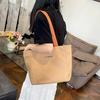 2025 Damen Einfache Canvas-Tasche mit großer Kapazität für Studentinnen