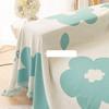 Chenille Jasmine Flower Printed Sofa Cover Double Face Usable Stain Resistant Couch Towel Machine Wash Easy-Care Soft Home Decor