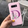 Cute Letters Cover For Samsung Galaxy S10 Plus Case S10 S10e Soft Silicone Phone Back Case For Samsung S10 S10e S10+ Cover Coque