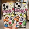 Acrylic Phone Case for iPhone 11 12 13 14 Pro 12 14 16 Pro Max for Samsung A16 A36 A56 S24 FE High-quality Painted Anti-fall Mobile Phone Case