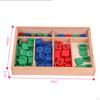 Kids Math Stamp Game, Early Learning Tool, Practical, Preschool, Wooden, Children Educational Toy,