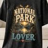 National Park Lover T-Shirt and Kids Tshirt, Camping Adventure Tee, Vintage Traveler Gift, Mountain Lake Graphic Shirt and Kids Tshirt