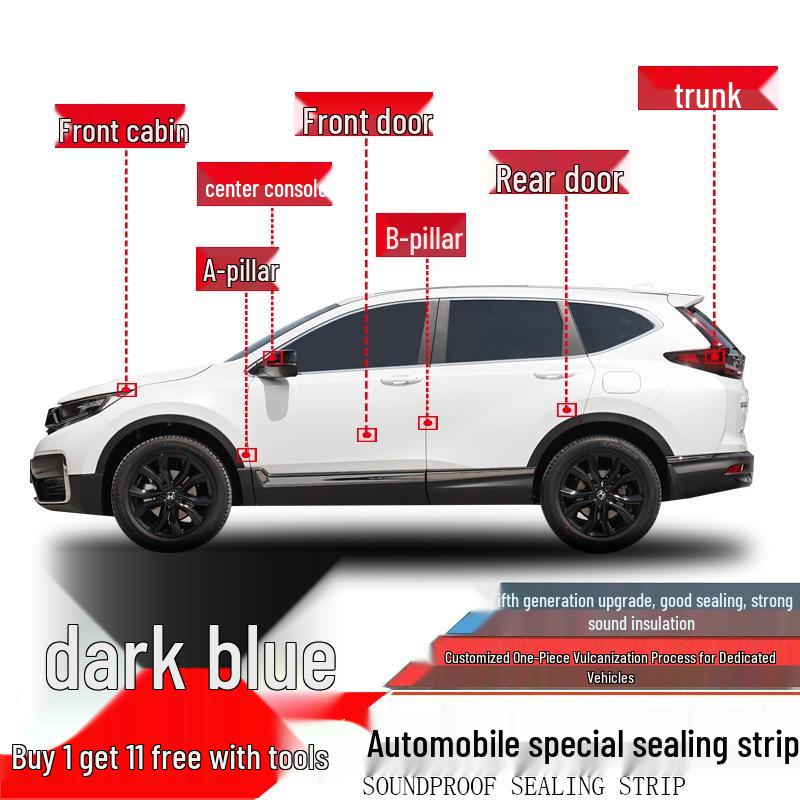 Changan Deepal SL03/S07/S09/S05/L07G318 Car Door Seal Strip for Sound Insulation and Dustproofing