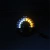 7 Inch LED Black Round Motorcycle Headlight with Hi/Lo Beam Projector Motor 7" Round Headlamp