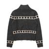 Hart Penguin Half Zip Sweater  Charcoal 