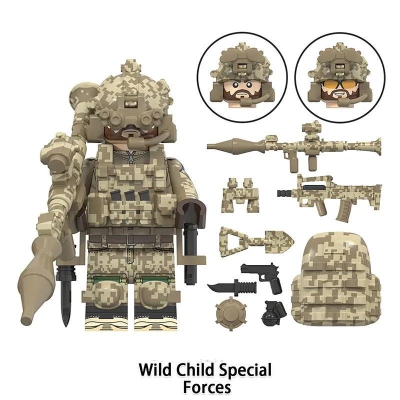 

Конструктор Спецназ Камуфляж Военное Оружие и Снаряжение Минифигурки Сборные Игрушки