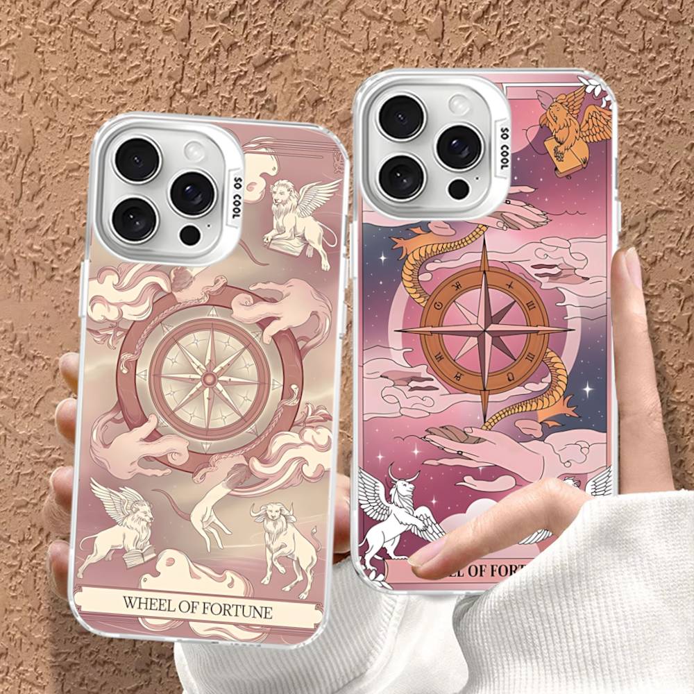 Divination Tools T-tarot Cards Phone Case For IPhone 17 16 15 14 13 12 11 Pro Max Plus Pro Colorful Shell