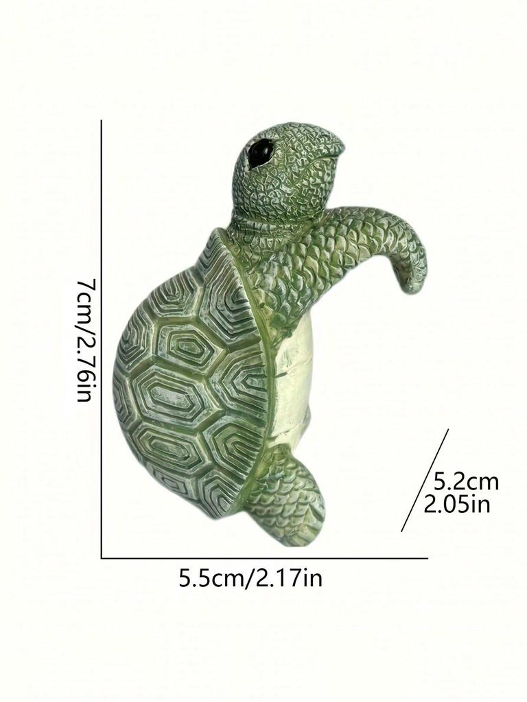 Cross-border simulation of marine animals turtle resin sculpture ornaments garden garden pots decorations hangings