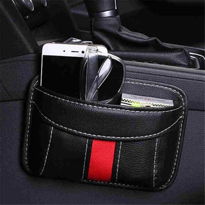 Typ naklejany Boczne oparcie fotelika samochodowego Skórzana torba do przechowywania Pudełko do przechowywania Kieszeń