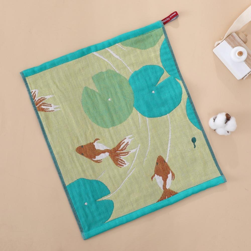 

New 34x40cm Large Hand Towel Quick Dry 4Layer Cotton Gauze Kitchen Towel Decorative Pure Cotton Dish Cloth Home Restaurant