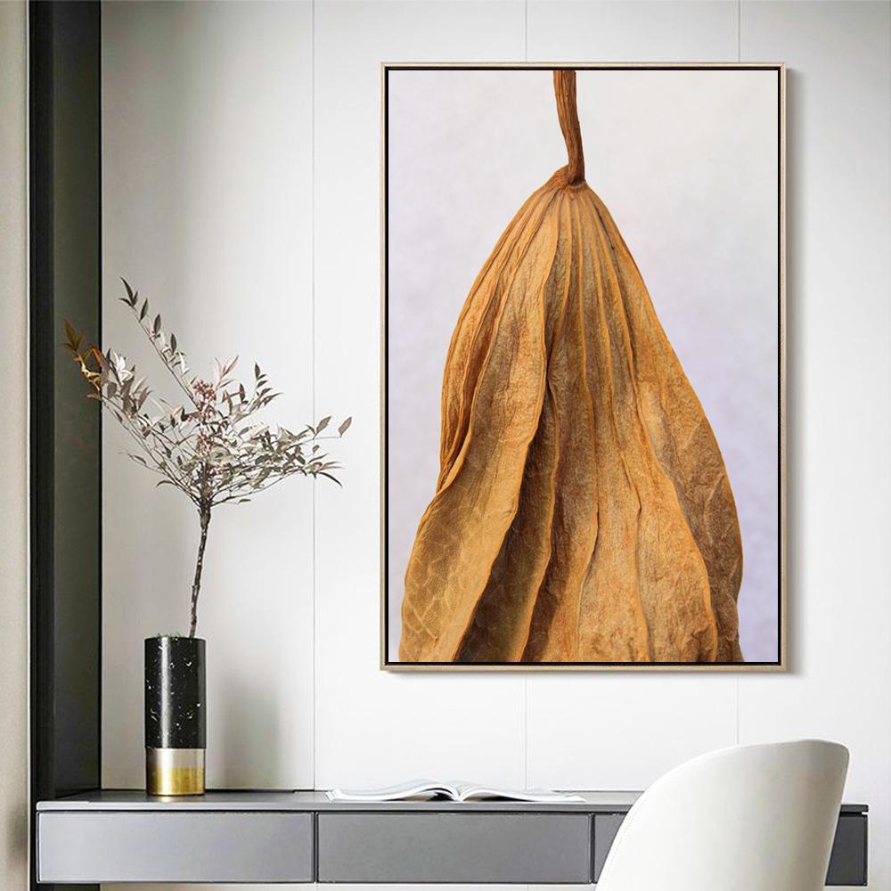 

Растение пейзаж картина маслом сухие листья дерево корень резьба искусство холст картина гостиная коридор бар украшение дома фреска без рамки 21*30cm No Frame