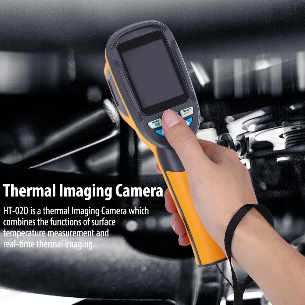 HT 02D Handheld IR Thermal Imaging Camera Color Display 1024p 32x32 Resolution Thermal Imager