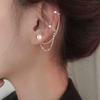 Ohrclip-Perlenohrringe für Frauen ohne Ohrlöcher High-End-Ohrringe im koreanischen Stil Nischen-Ohrknochen-Clip-Ohrringe