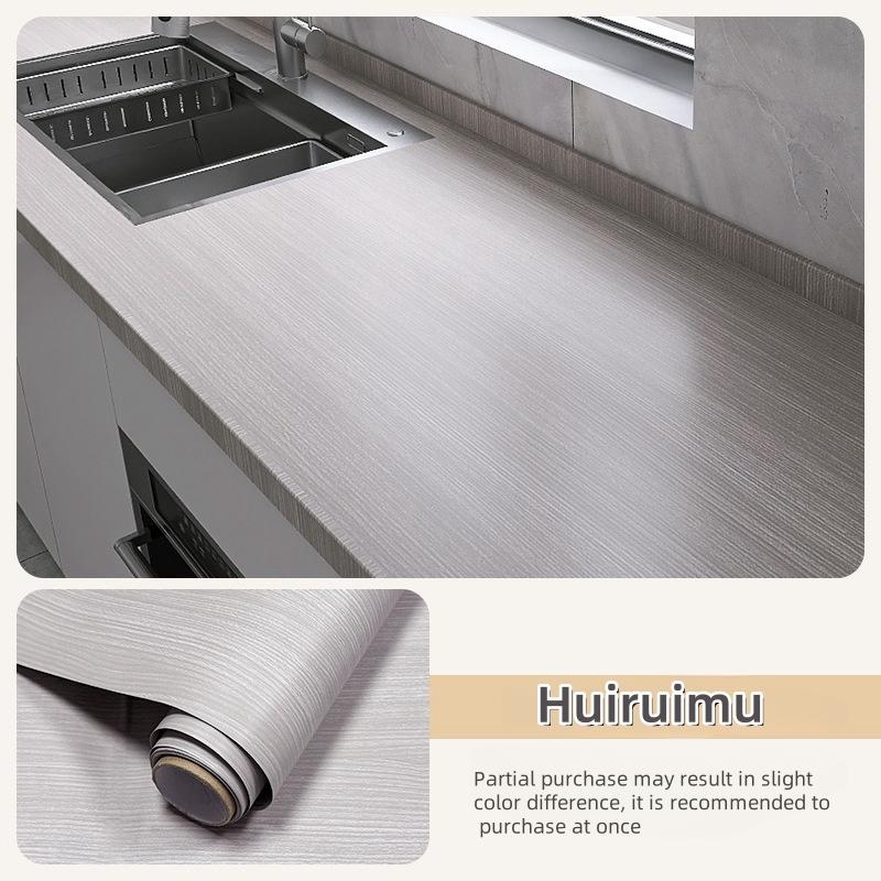 40CM Furniture Renovation Stickers Self-adhesive Wood Grain Stickers Wallpaper Cabinets Wooden Doors Tabletops Wall Sticker