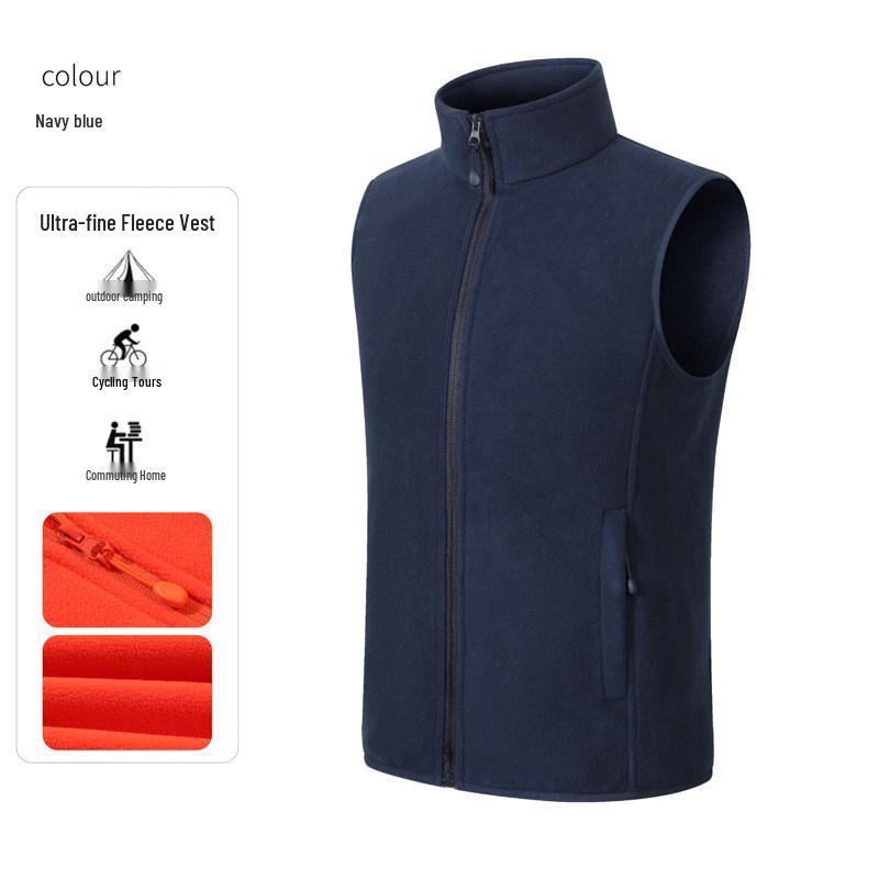 DJI Custom Logo Polar Fleece Vest - Winter Corporate Team Workwear Vest