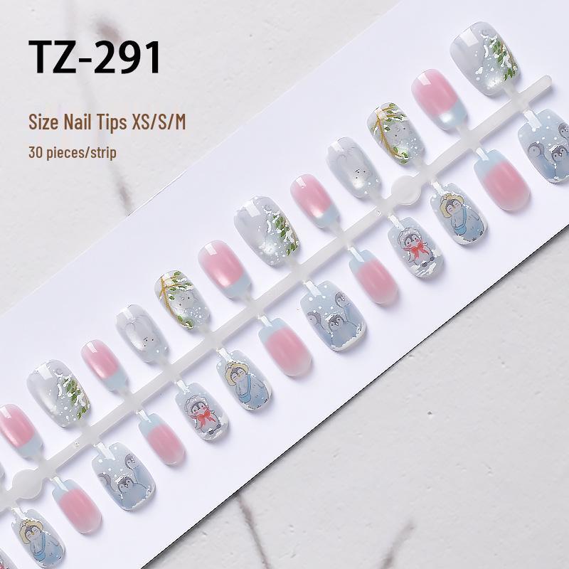 

30-Piece Graded Pre-Made Cat Eye Chasing Light Press-On Nails for Kids