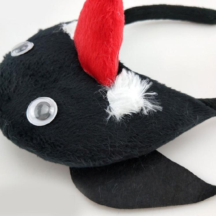 Stuffed Animal Hairband Cute Teen Washing Face Hairband Halloween Party Hairband