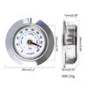   Mini Cigar Hygrometer 28mm Round Dial Metal Pointed Needle Handy Tool