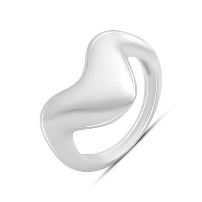Silver Ring Without Stones, Product Weight 3.85 Gr (2193425)